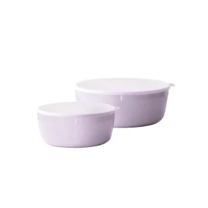 Set de 2 boîtes de conservation basses avec couvercle hermétique – 1300 ml + 2500 ml*Kalorik Discount