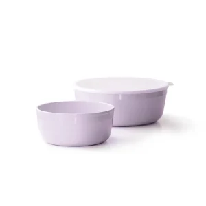 Set de 2 boîtes de conservation basses avec couvercle hermétique – 1300 ml + 2500 ml*Brandt Online