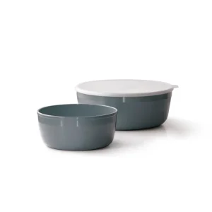 Set de 2 boîtes de conservation basses avec couvercle hermétique – 1300 ml + 2500 ml*Brandt Online
