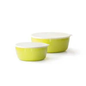 Set de 2 boîtes de conservation basses avec couvercle hermétique – 1300 ml + 2500 ml*Brandt Online