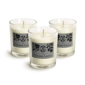 Set de 3 bougies parfumées n Perle de coton n -/+ 16h/bougie - 60g*CXLbyChristianLacroix Outlet