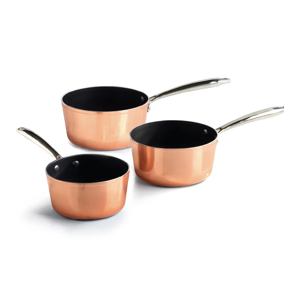 set_de__casseroles_alux_p_0-1.webp Set de 3 casseroles Alux Pro - en aluminium forgé et acier inoxydable - 16 + 18 + 20 cm - Cuivre*Sauter Fashion
