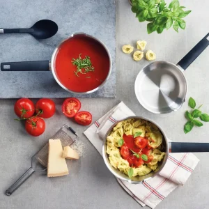 Set de 3 casseroles Triple fond - acier inoxydable - Argent*Brandt Online