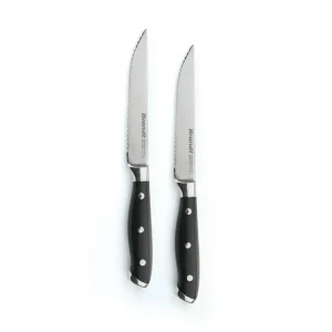 Set de 2 couteaux à steak riveté en acier inoxydable*Brandt Online