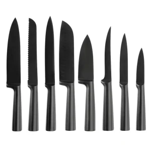 Set de 8 couteaux noir mat en acier inoxydable*Kalorik Hot
