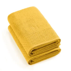 Set de 2 draps de bain - 2 x (70 x 140 cm)*Maison Héritage Hot