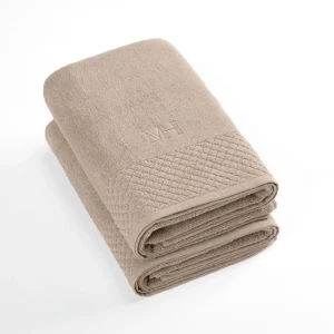 Set de 2 draps de bain - 2 x (70 x 140 cm)*Maison Héritage Hot