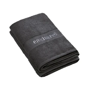Set de 2 draps de bain Gris foncé- 70 x 140 cm*Cacharel Hot