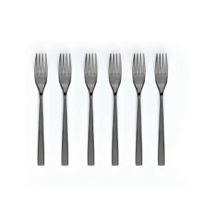 Set de 6 fourchettes à dessert en noir*Sauter Hot