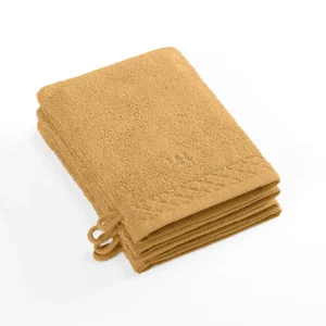 Set de 4 gants de toilette - 4 x (15 x 21 cm)*Maison Héritage Best