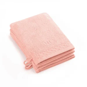 Set de 4 gants de toilette - 4 x (15 x 21 cm)*Maison Héritage Best
