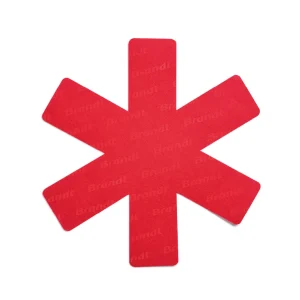 Set de 3 protège-poêles en rouge 35 cm*Brandt Discount