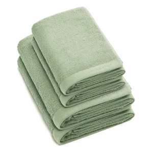 Set de 2 serviettes + 2 draps de bain - 50 x 100 cm + 70 x 140 cm*Chevignon Clearance