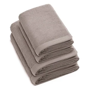 Set de 2 serviettes + 2 draps de bain - 50 x 100 cm + 70 x 140 cm*Chevignon Clearance