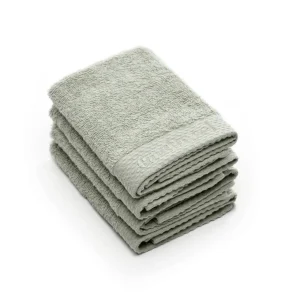 Set de 4 serviettes d'invitées - Vert amande*Cacharel Best