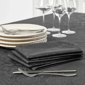 SET DE 4 SERVIETTES LOVE STORIES - Gris foncé*CXLbyChristianLacroix Sale