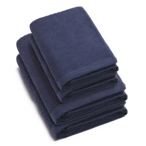 Set de 2 serviettes u0026 2 draps de bain - Bleu marine*Chevignon Outlet