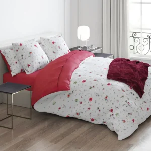 Set de 2 taies d'oreiller rectangulaires - 50 x 70 cm - Framboise*Cacharel Clearance