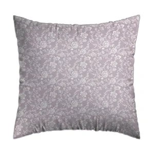 Set de 2 taies d'oreiller satin de coton - Parterre de Roses lavande*Rodier Discount