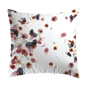 Set de 2 taies d'oreiller satin de coton - Aurore Blanc / Rose clair*Cacharel Sale