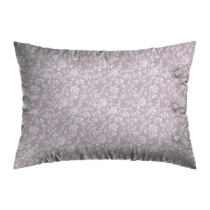 Set de 2 taies d'oreiller satin de coton - Parterre de Roses lavande*Rodier Discount