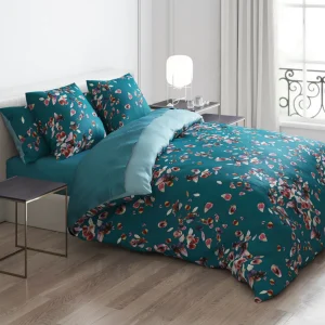 Set de 2 taies d'oreiller satin de coton Aurore Vert*Cacharel Hot