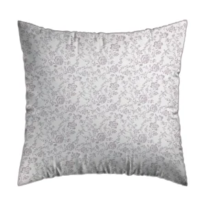 Set de 2 taies d'oreiller satin de coton - Parterre de Roses lavande*Rodier Discount