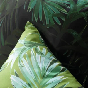Set de 2 taies d'oreiller satin de coton - Jungle Vert*Chevignon New