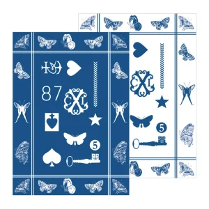 SET DE 2 TORCHONS - Amulette Bleu/Blanc*CXLbyChristianLacroix Online