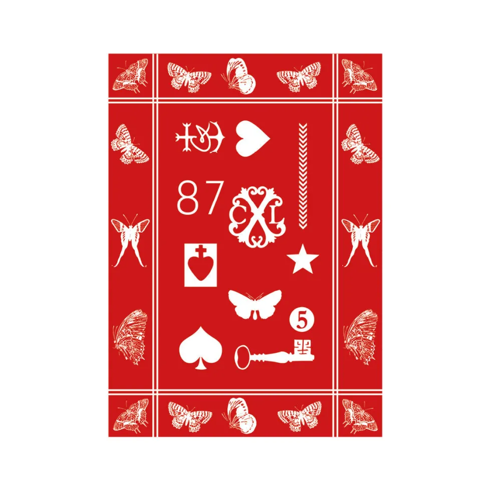set_de__torchons__amulett_1.webp SET DE 2 TORCHONS - Amulette Rouge/Blanc*CXLbyChristianLacroix New