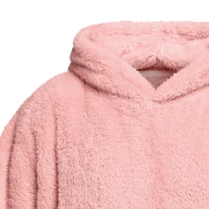 Sweat plaid en polaire ultra doux et confortable - Rose clair*Maison Héritage Online