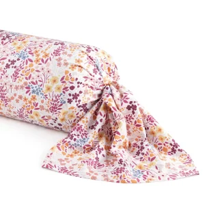 Taie de traversin - Fleurs des Champs Bordeaux*Cacharel Best