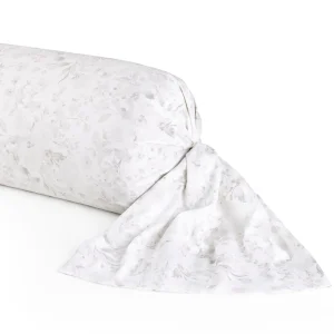 Taie de traversin - Roseraie Noir/gris*Rodier Sale