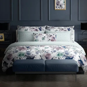 Taie de traversin satin de coton - Olea europaea Vert*Maison Héritage Fashion