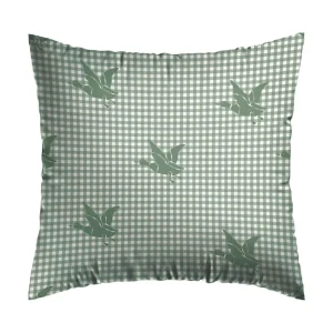 Taie d'oreiller coton Vichy Canard - Vert*Chevignon Fashion
