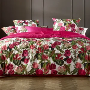 Taie d'oreiller satin de coton - Garden Fuchsia*CXLbyChristianLacroix Clearance
