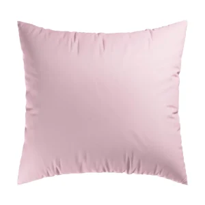 Taie d'oreiller satin de coton Aurore Rouge*Cacharel Sale