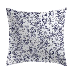 Taie d'oreiller satin de coton Birds Bleu*Cacharel Hot