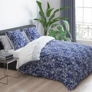 Taie d'oreiller satin de coton Birds Bleu*Cacharel Hot