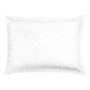 Taie d'oreiller satin de coton - tissé Jacquard - Victorian blanc*Chevignon Best