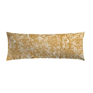 Taie d'oreiller satin de coton Birds Jaune*Cacharel Discount