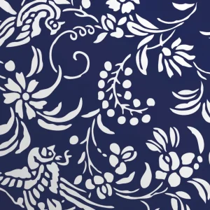 Taie d'oreiller satin de coton Birds Bleu*Cacharel Hot