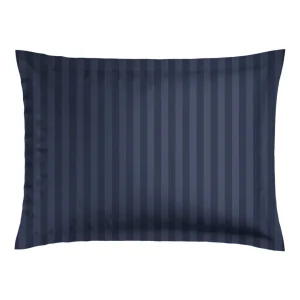 Taie(s) d'oreiller - Jacquard tissé - rayures bleu foncé*Cacharel Sale
