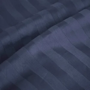 Taie(s) d'oreiller - Jacquard tissé - rayures bleu foncé*Cacharel Sale