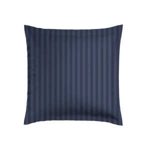 Taie(s) d'oreiller - Jacquard tissé - rayures bleu foncé*Cacharel Sale