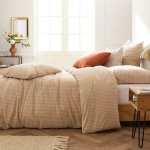 Taie(s) d'oreiller coton tissé teint - Colombine Taupe*Rodier Fashion