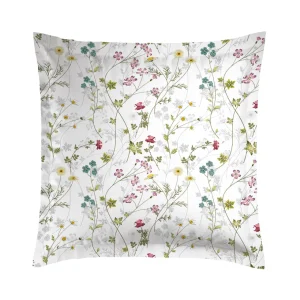 Taie(s) d'oreiller satin de coton - Fleurs sauvages Blanc*Rodier Fashion