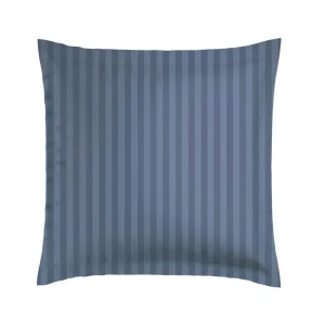 Taie(s) d'oreiller satin de coton rayure Jacquard - Bleu*Ines by Ines de la Fressange Fashion