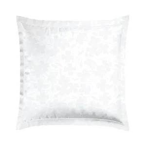 Taie(s) d'oreiller satin de coton - tissé Jacquard - Cresson de Fontaine Blanc*Ines by Ines de la Fressange Discount