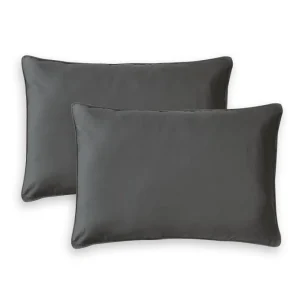 Taie(s) d'oreiller satin de coton - Arles Gris foncé*CXLbyChristianLacroix Best